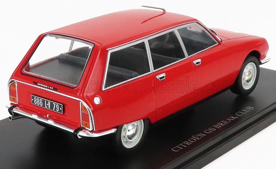 Citroen, Citroen GS Break Club SW Station Wagon, Baujahr 1971, rot, Citroen-Collecton-Hachette, 1:24