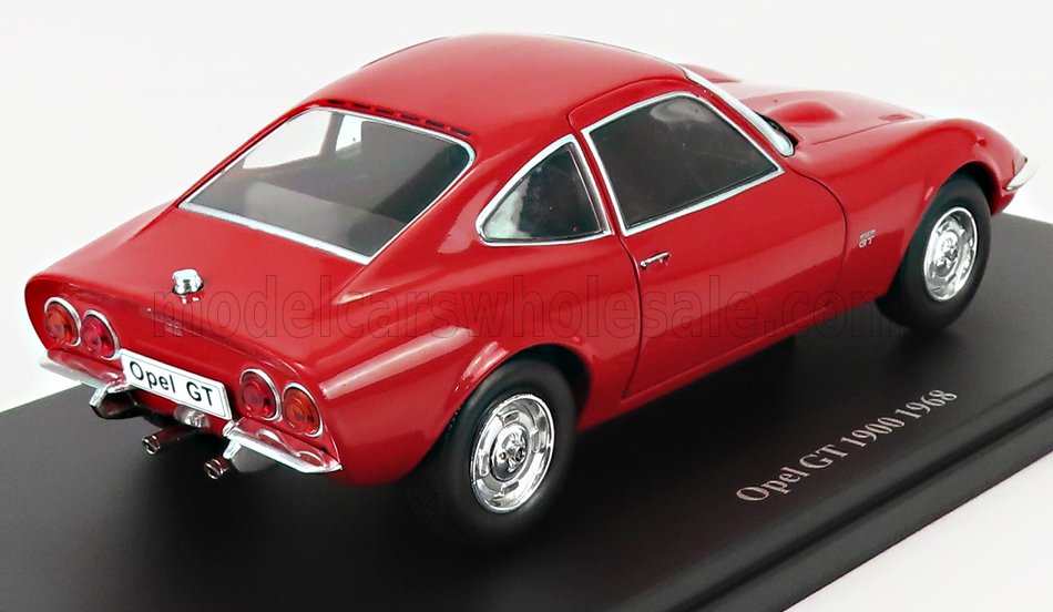 Edicola, 1/24, Opel, OPEL GT 1900, Opel GT, Opel GT 1968, rot, Hachette-opel-kollektion, die-cast Modell, AB24P001