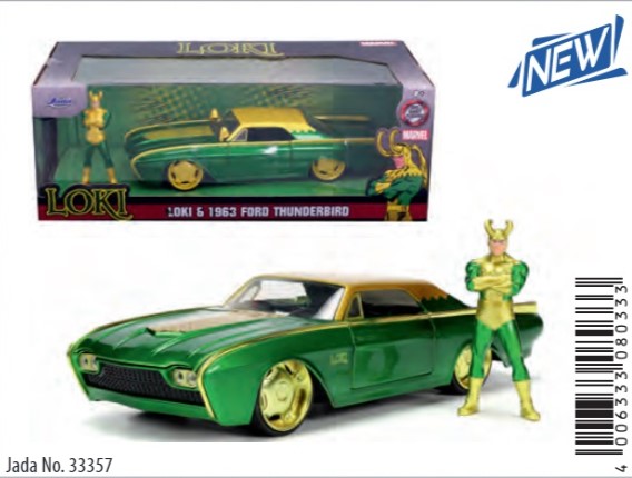 Marvel Film LOKI mit dem "Gott des Schabernacks" - Fahrzeug Ford USA Thunderbird - Baujahr 1963 