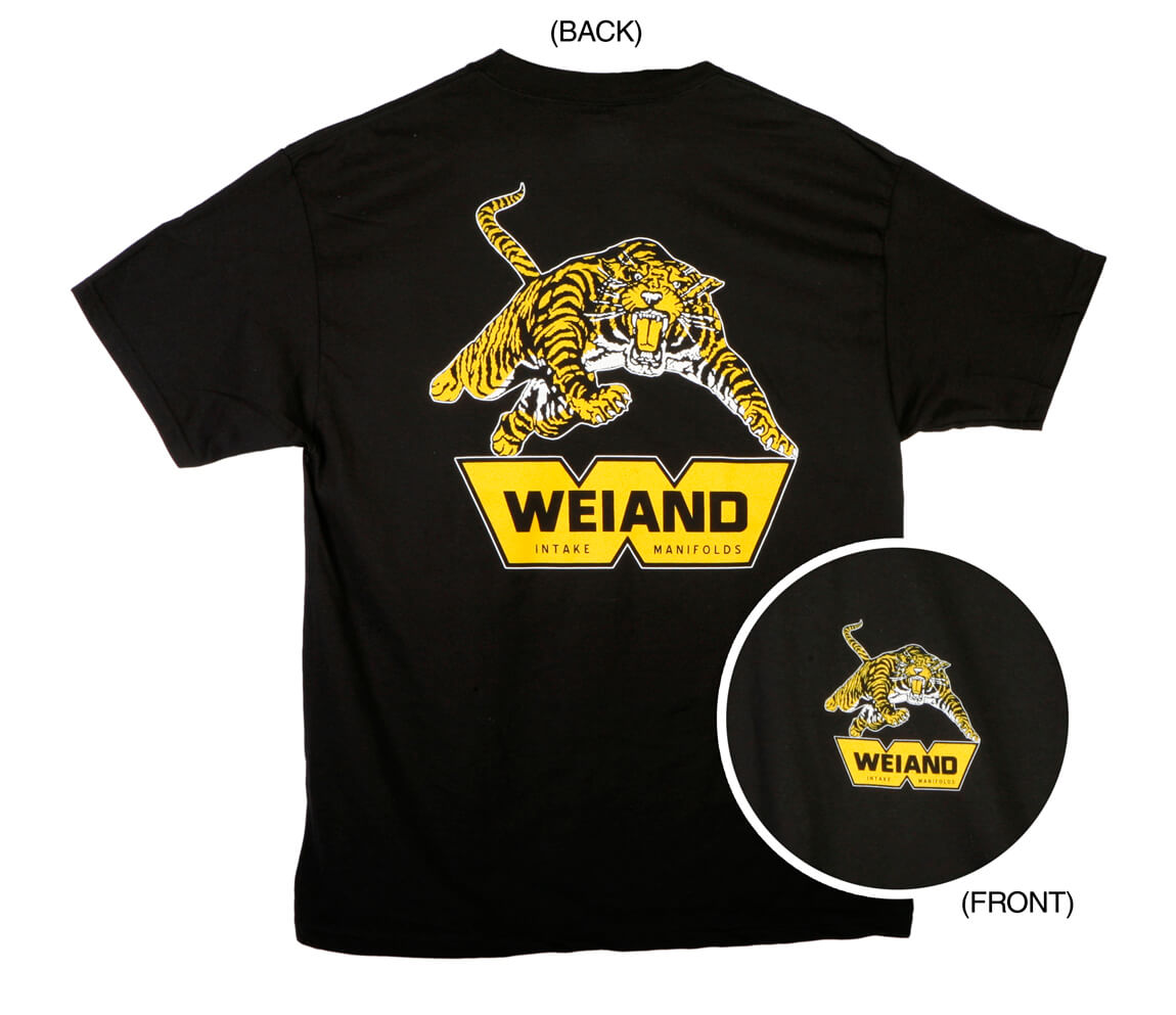 Weiand,  Zubehrteile wie T-Shirts, Aufkleber, Pins, Mouse Pads und Glser werden angeboten