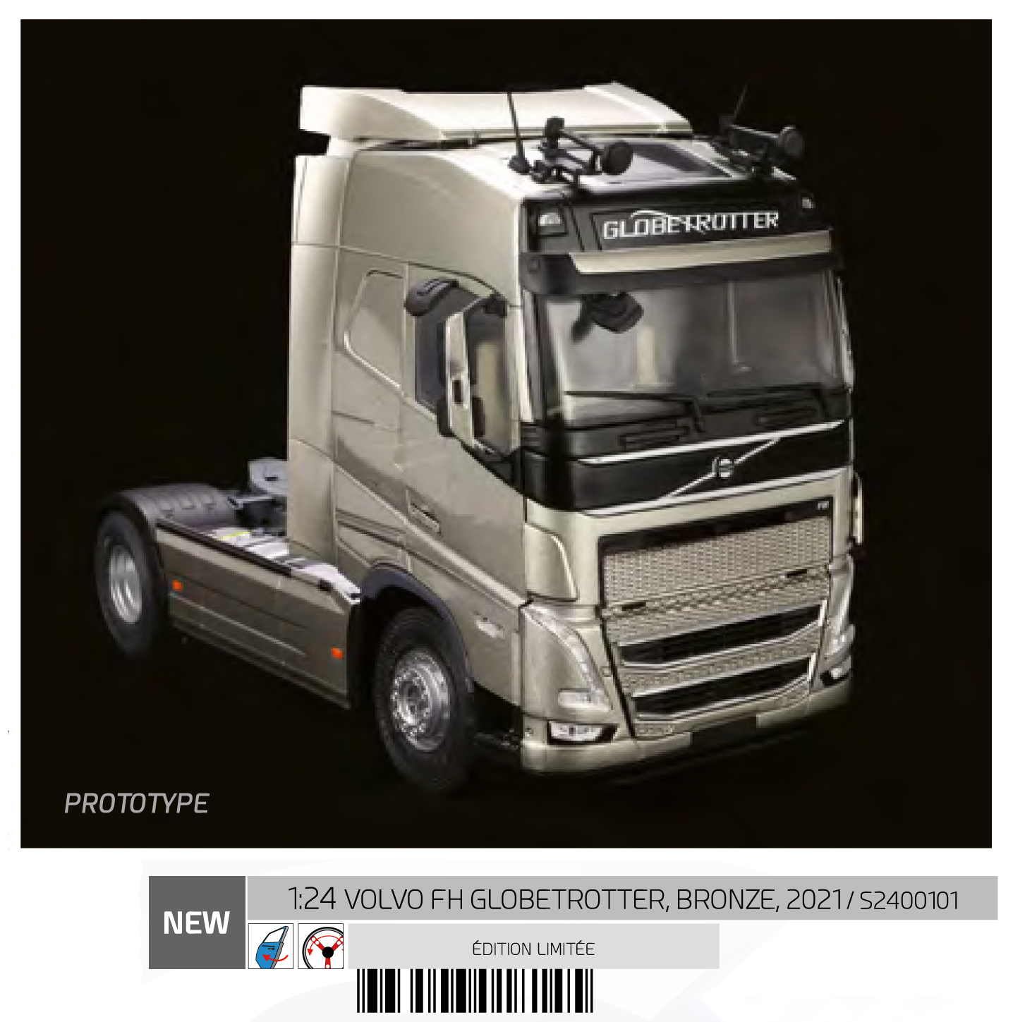 VOLVO Globetrotter in Bronze von Solido - S2400101 - Limitierte Auflage 