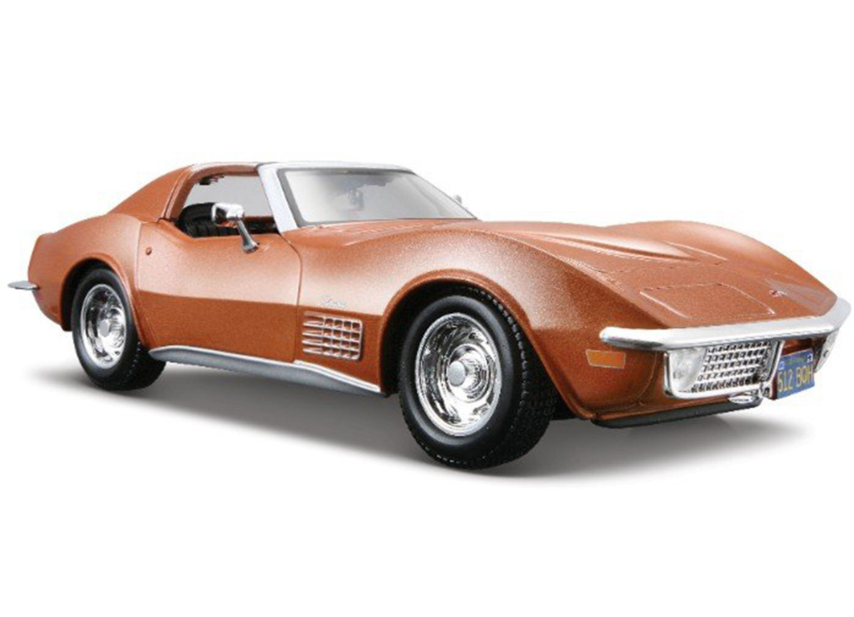 Chevrolet Corvette Stingray - braun/Kupfer - Fertigmodell in Metall und Kunststoff von Maisto - Mastab 1:24 , Maisto 531202BR