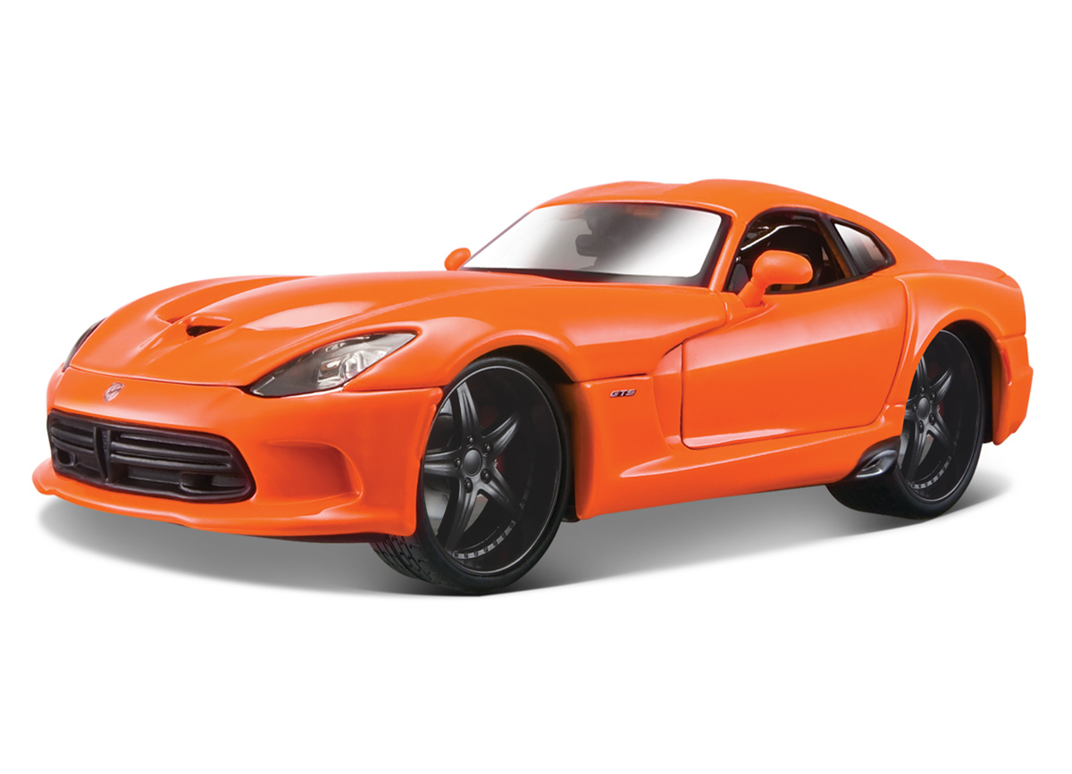 Dodge SRT VIPER GTS 2013 in orange. Maisto 1:24, Modern Muscle Car