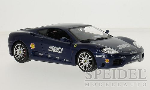 bburago - Ferrari 360 Challenge, metallic-blau, No. 360 
