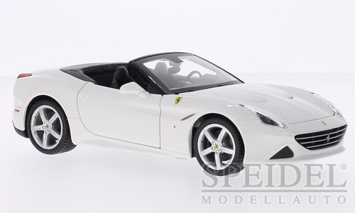 BBurago, Ferrari, Ferrari California, Ferrari California T, weiss, Verdeck geoeffnet, Ferigmodell 1:24