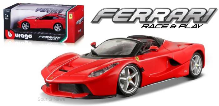 BBurago - Neuheit 2018 - Ferrari Laferrari Alpeta in rot, Art. Nr. BBU18-26022RED