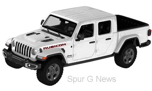 Jeep Gladiator Rubicon Hard Top, weiss, Mastab 1:27, 2021