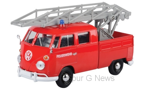 VW T1 Leiterwagen, rot, Feuerwehr, MOM 79584 