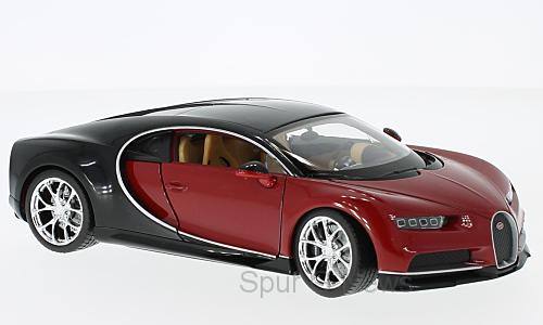 Art.-Nr. WEL24077RED - Bugatti Chiron, rot/schwarz, 2016