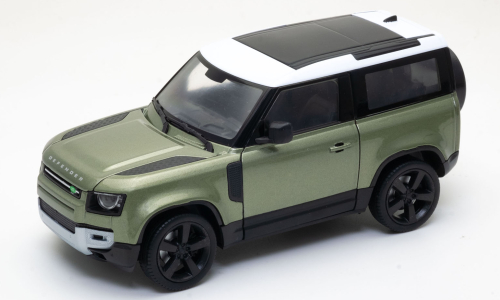 Welly - Land Rover Defender, grn/weiss, 2020, 1:24 Neuheit 2021