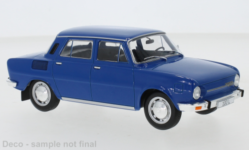 WhiteBox, Skoda 100L, blau, Skoda blau, Baujahr 1974, WB124107, 