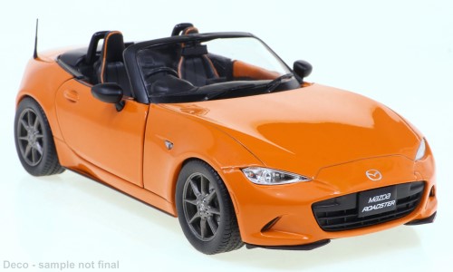 Mazda MX-5 Roadster, metallic-orange, Baujahr 2019, Epoche VI,
