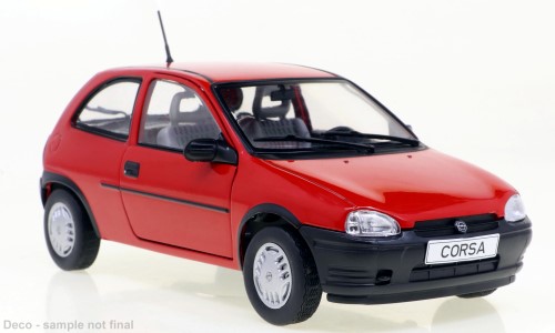 Opel Corsa B, rot, Baujahr 1993, WB 124191-O