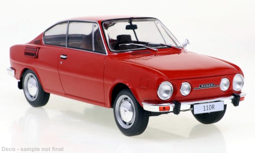 Skoda 110, rot, Epoch III, Baujahr 1970, Maßstab 1:24, White Box - WB124185