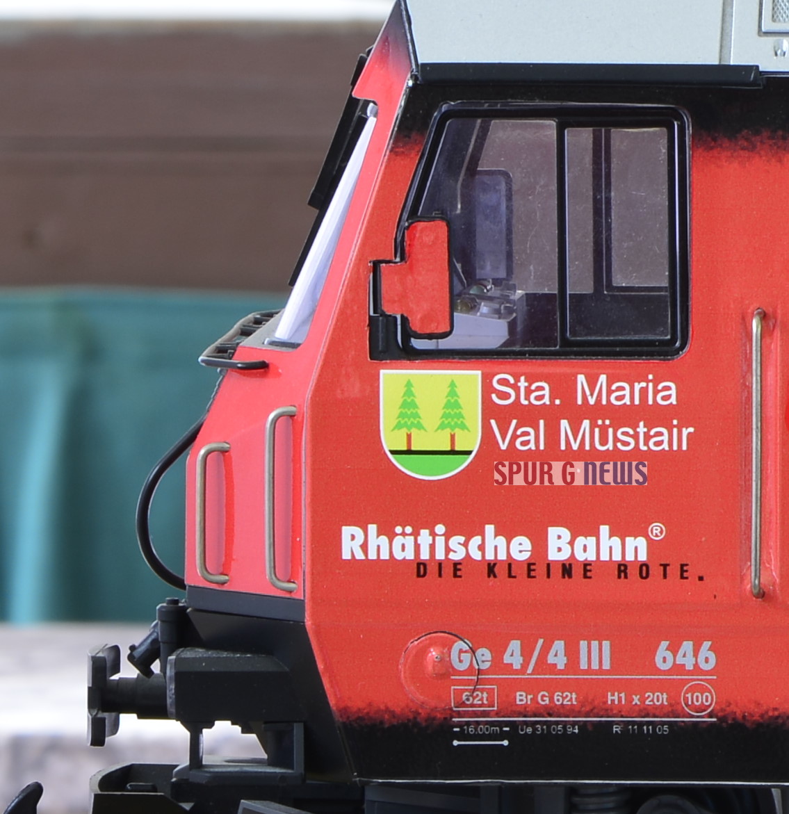 Bildausschnitt der Ge 4/4 III 646 der RhB