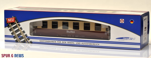 Buffet Wagon der HSB fr die Gartenbahn von Trainline 45 