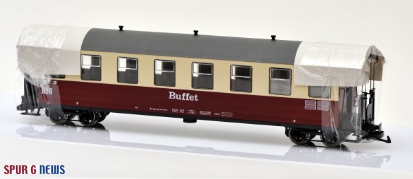 Buffet Wagon der HSB fr die Gartenbahn von Trainline 45