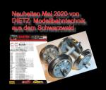 DIETZ Modellbahntechnik aus dem Schwarzwald - neue Sounds und Sternspeichen mit Radmarkierungen 