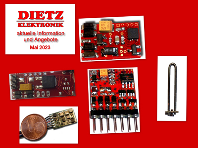 Neuigkeiten von D-I-E-T-Z Elektronik aus Hfen - Mai 2023  