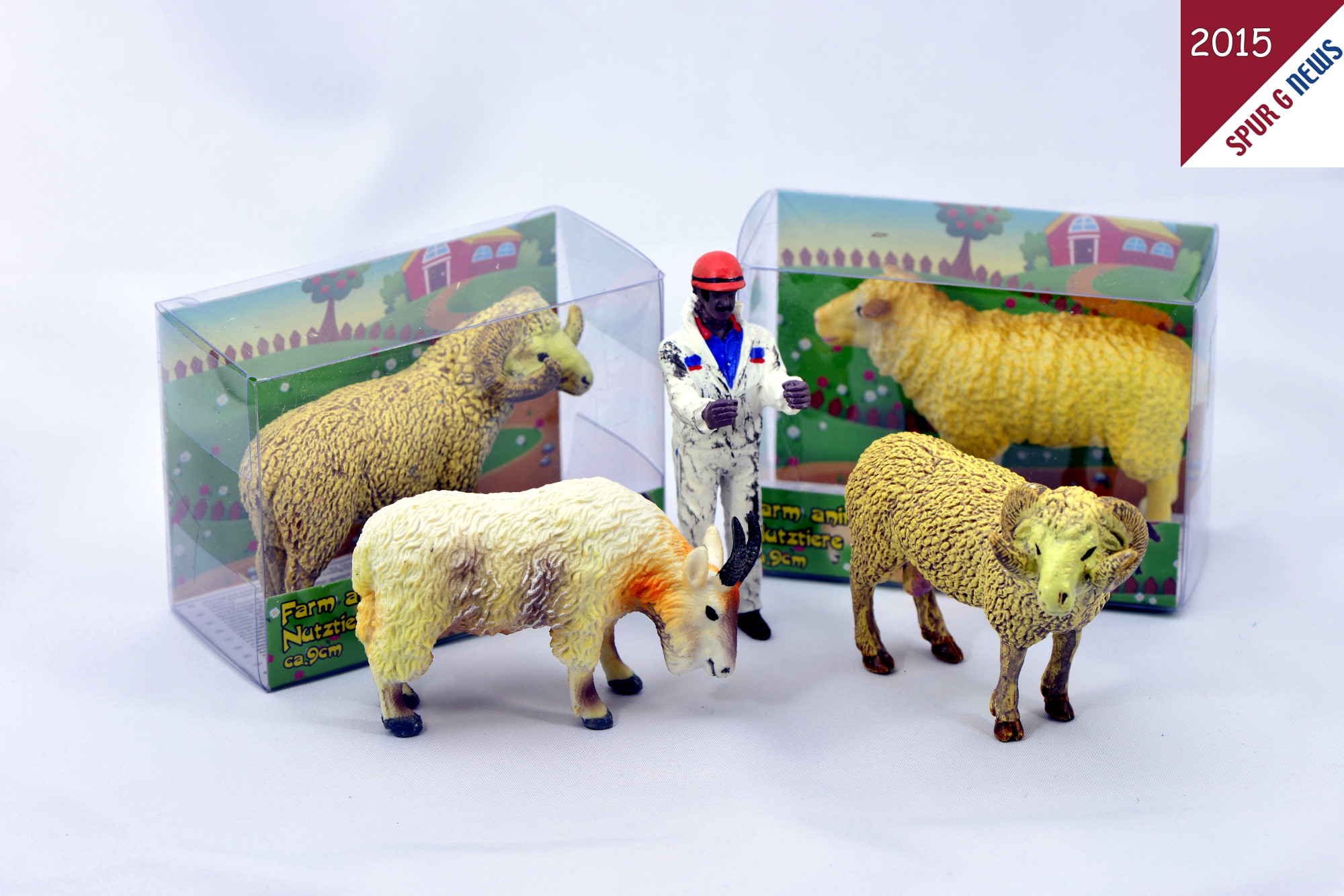 EDDY TOYS - Farmtiere fr die Gartenbahn - gekauft bei Lidl 