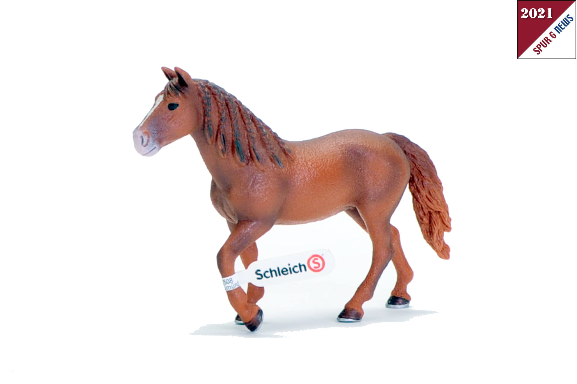 Schleich, Horse Club, Art. Nr. 13870 - Morgan Horse Stute, Auf Banderole = Art. Nr. 73508 , Das Morgan Horse ist berhmt fr seine Kraft, Schnelligkeit, Ausdauer und seinen Charakter. 