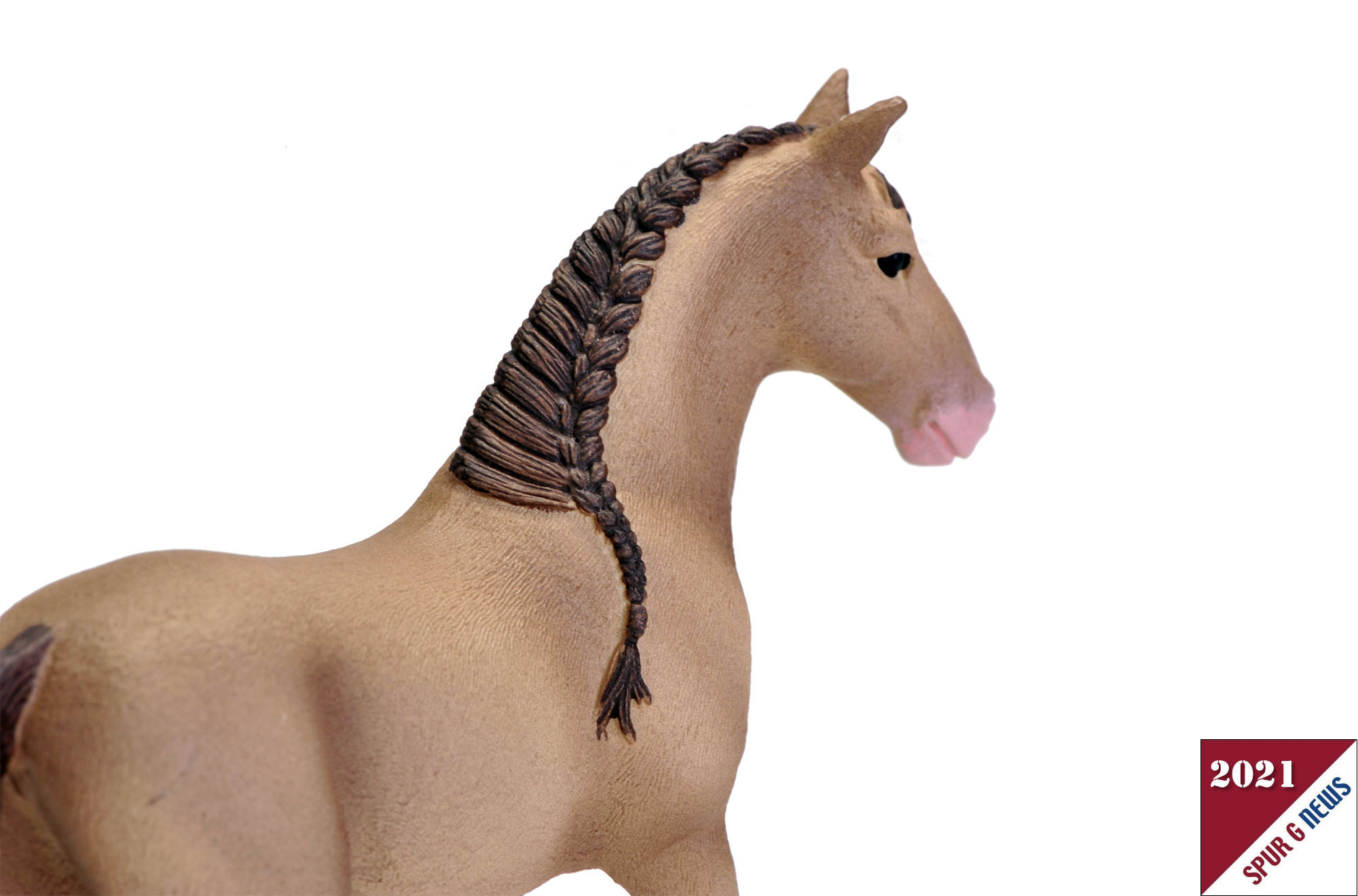 Schleich - Art. nr. 72144 - herrlich geflochtene Mhne an der Lusitano Stute 