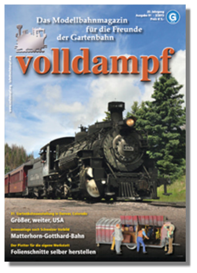 volldampf - Das Modellbahnmagazin fr die Freunde der Gartenbahn