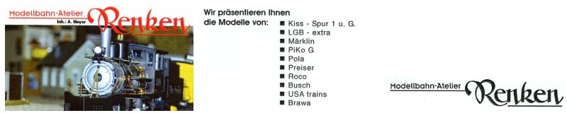 Visitenkarte von Modellbahn-Atelier-Renken in Essen