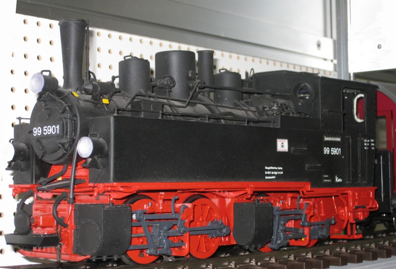 Mallet-DR Dampflokomotive -Seitenansicht -  von TRAIN LINE 45