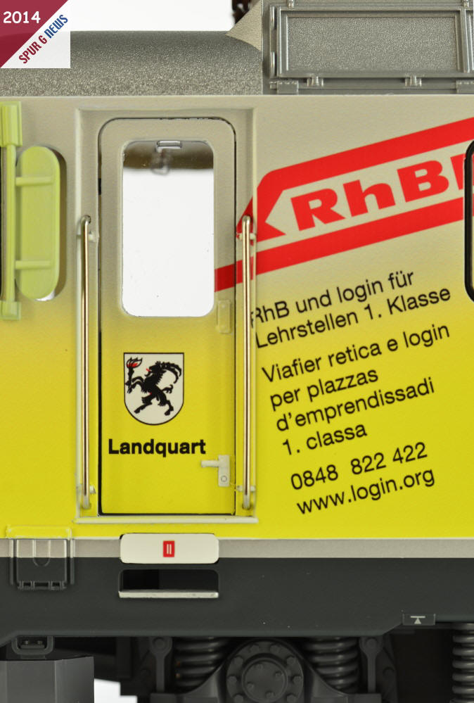 login Ge 4/4 II der RhB als Modell von LGB mit KISS Sonderlackierung 