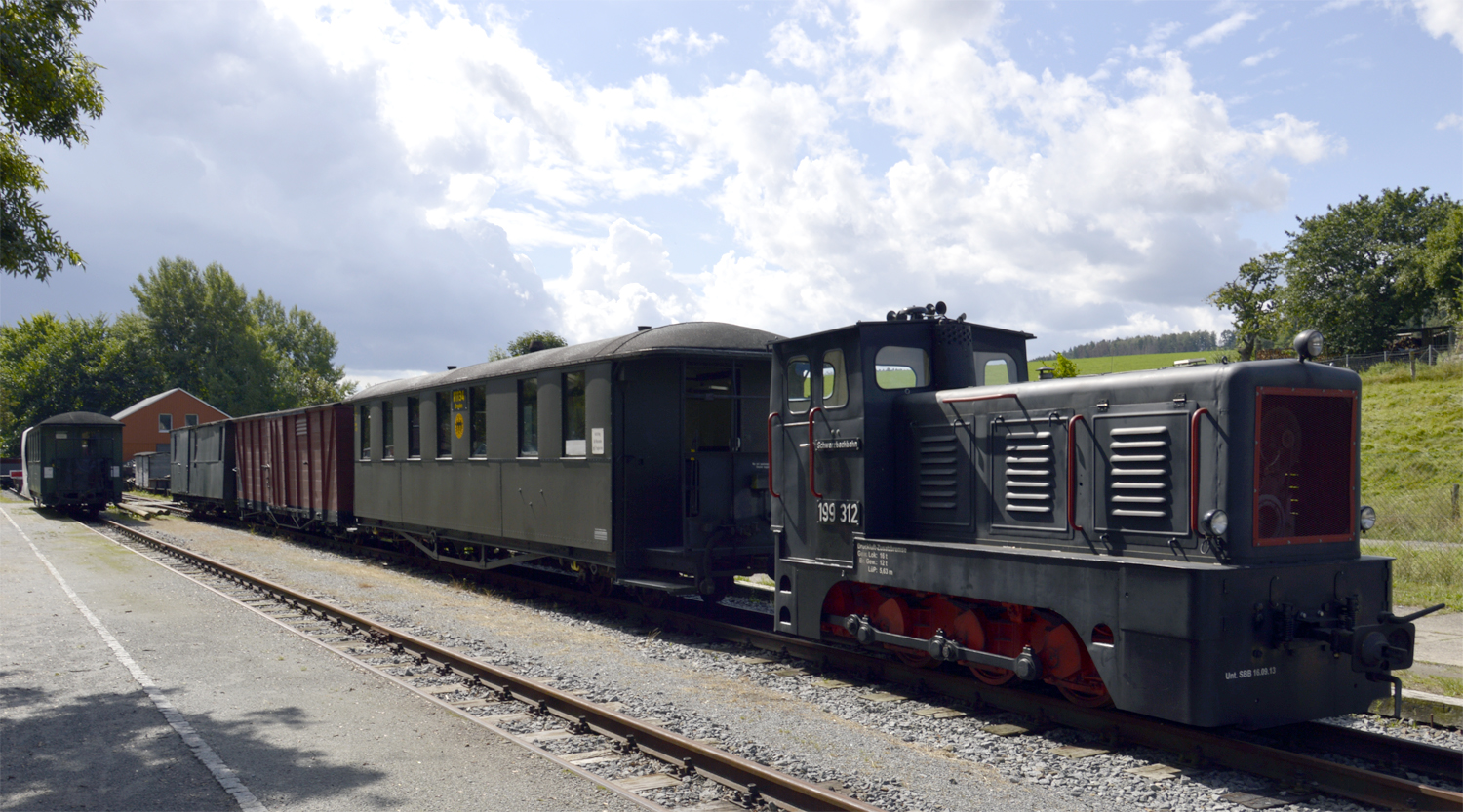 So sah es am Sonntag, den 23. August 2020 auf dem Bahnhof in Lohsdorf aus: