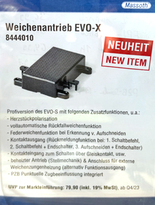 Massoth Neuheit - Profi-Weichenantrieb EVO-X