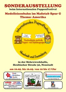 Sonderausstellung zum internationalen Puppenfestival - Eisenbahn - USA 