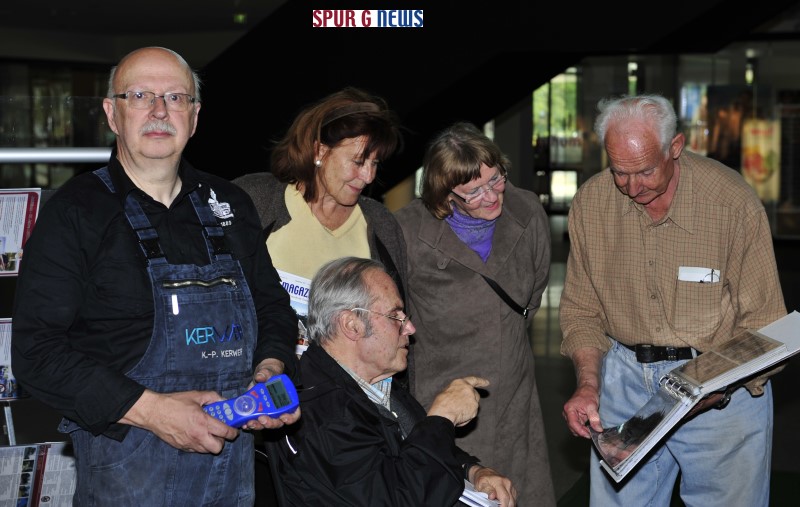 Der VATER der LGB, Herr Wolfgang Richter, besuchte uns beim Aufbau unserer Logging Bahn in der HUMA Einkaufswelt in Schwabach. 