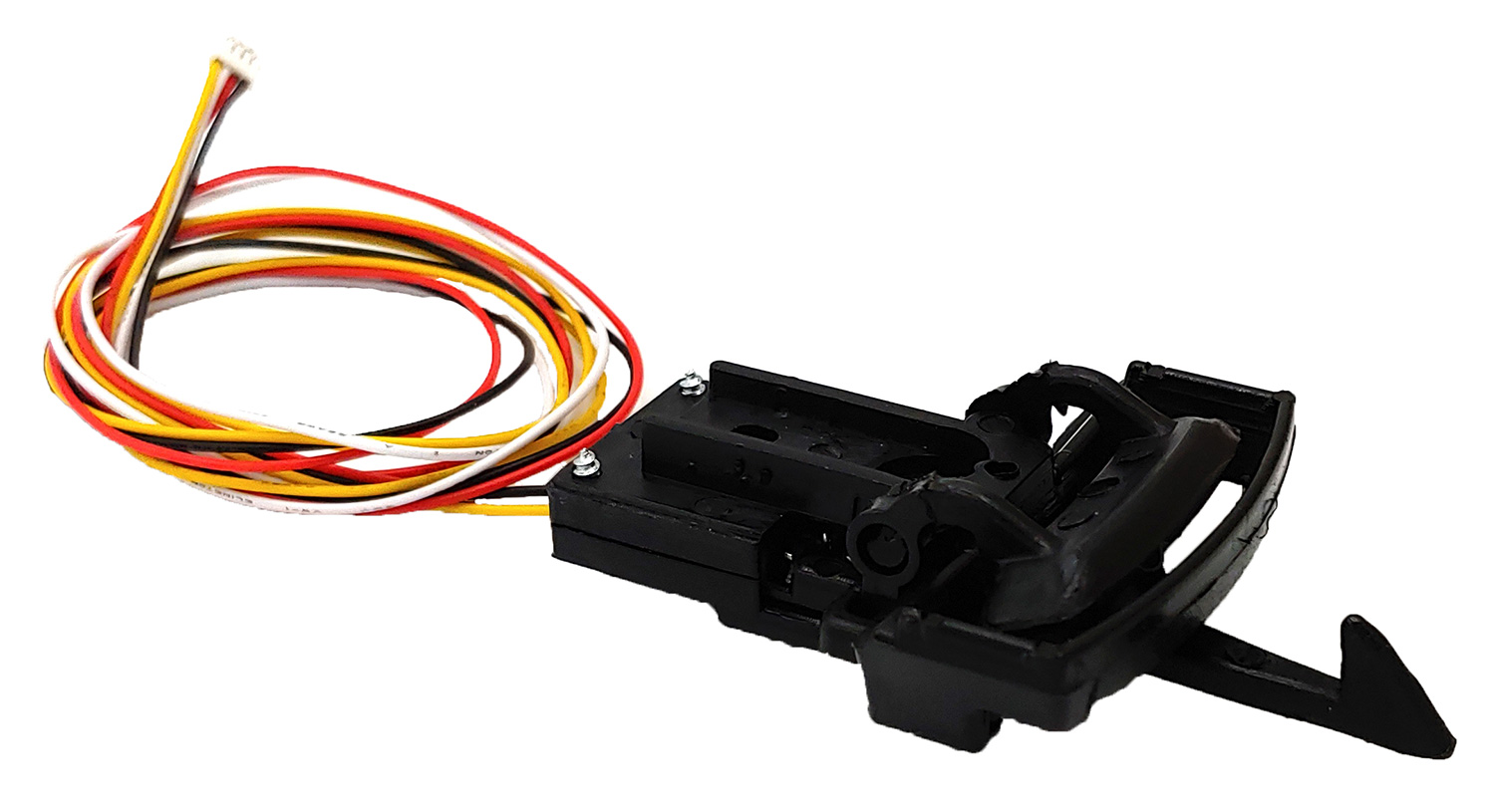 Entkuppler, wetterfestes, robustes Design dank Schrittmotor und ohne Elektronik im Entkuppler. Schmale Passform, minimal breiter als originall LGB Kupplung.