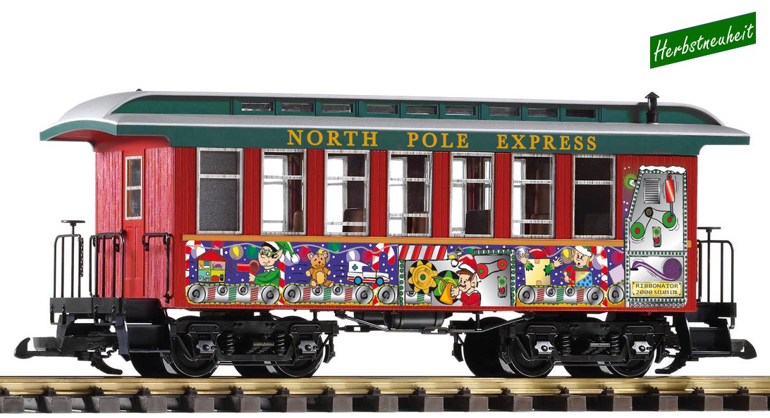 PIKO Herbstneuheit 2016 - Art. Nr. 38615 - North Pole Express Weihnachtswagen - Personenwagen