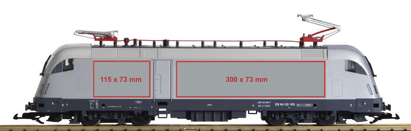 PIKO Bestellnummer: 30028IB - E-Lok Taurus in silbern. Produktmerkmale: Lnge des Modells: 715 mm, Licht in Fahrtrichtung, 2 angetriebene Drehgestelle, kugelgelagerte Achsen. Preis pro Stck: 429 EUR zzgl. Versandkosten. 