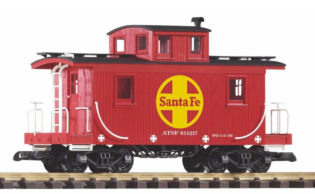 PIKO Neuheit 2019 - Art. Nummer 38896 - Santa Fe Gterzugbegleitwagen - Caboose - vierachsig mit Aussicht. 