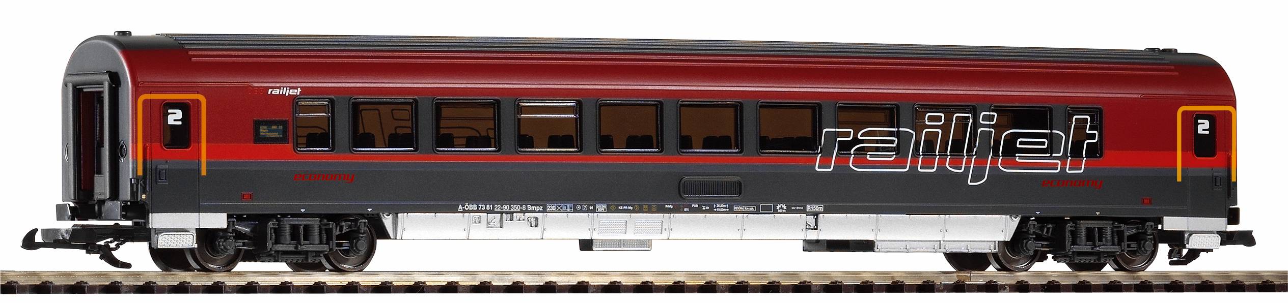 G Personenwagen 2. Klasse - Railjet BB - Art. Nr. 37665