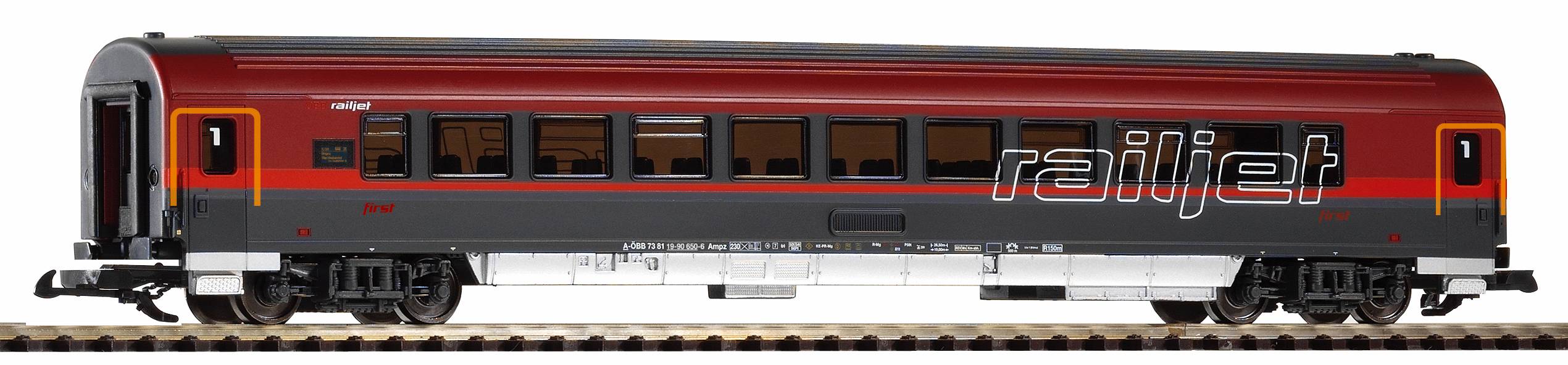 G Personenwagen 1. Klasse - Railjet BB - Art. Nr. 37666