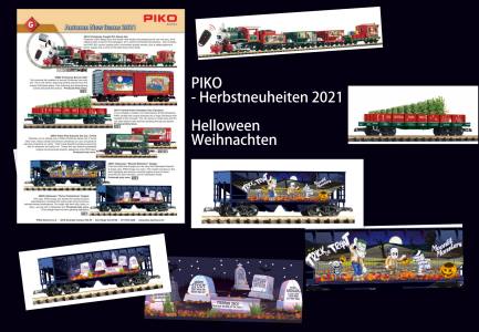  Herbstneuheiten - Helloween - Weihnachten und Weichen fr die Gartenbahn von PIKO 