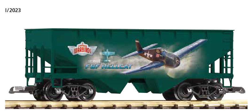 PIKO Art. nr. 38956G Gterwagen - Hooper Car - Schttgutwagen - Serie Warbirds F6F Hellcat 