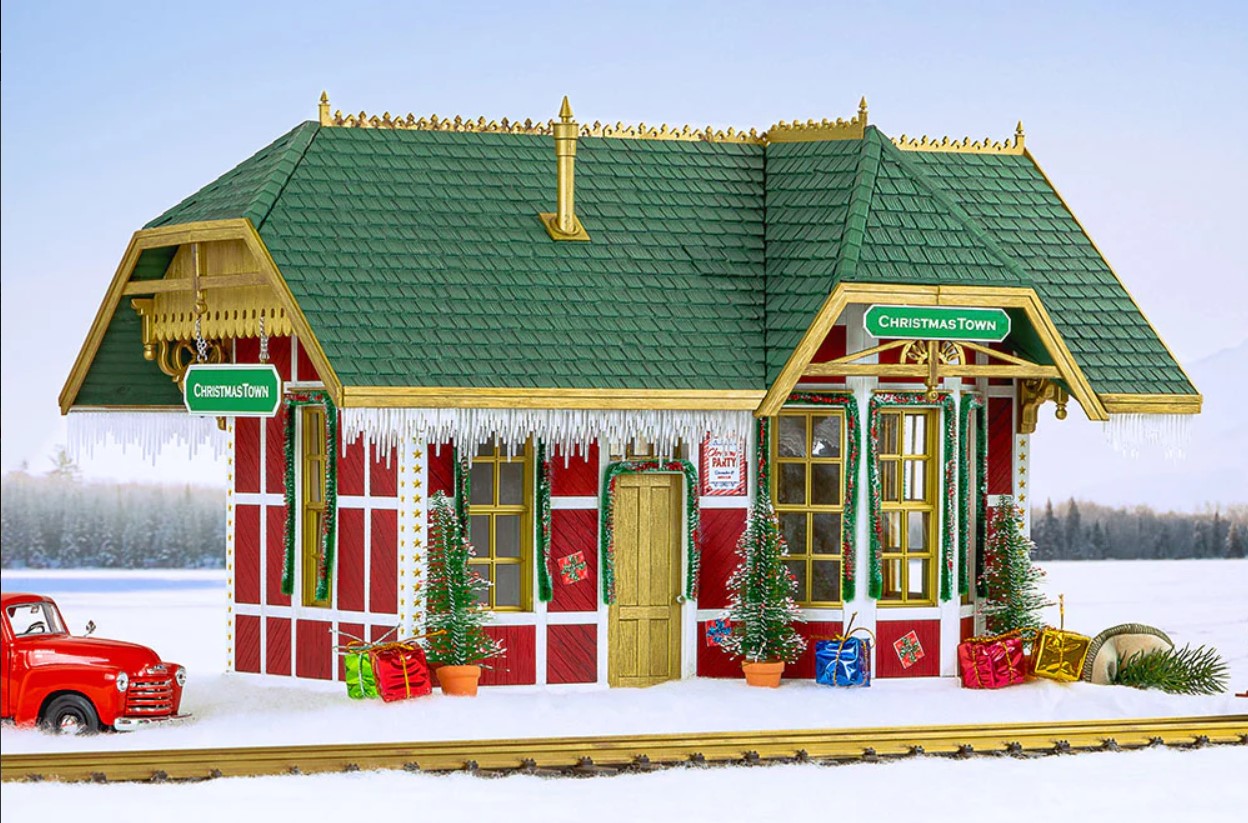 G Scael Gebude: PIKO Art. Nr. 62268 - Christmas Town Bahnhof - bausatz 