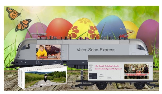 Ostern naht, die Gartenbahnsaison beginnt und Sie sind auf der Suche nach dem ultimativen Geschenk? Ostern startet mit Karfreitag am 7. April 2023 und endet am Ostermontag, den 10. April 2023.