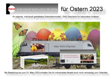 PIKO - individuell gestaltetes Modell zu Ostern 2023