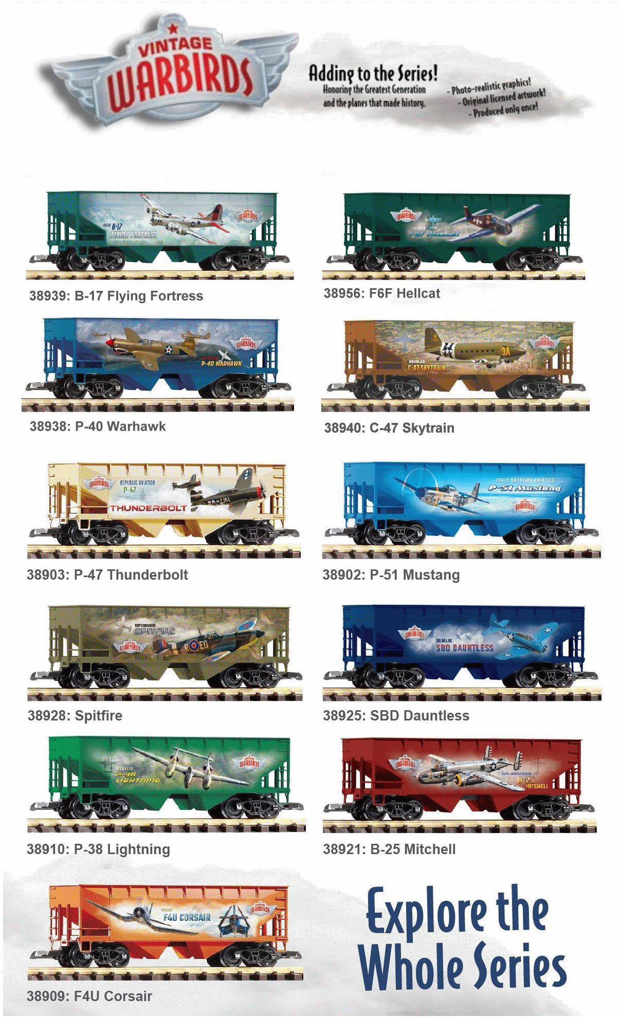2023 - diese 11 Schüttgutwagen - Warbirds sind erschienen.
