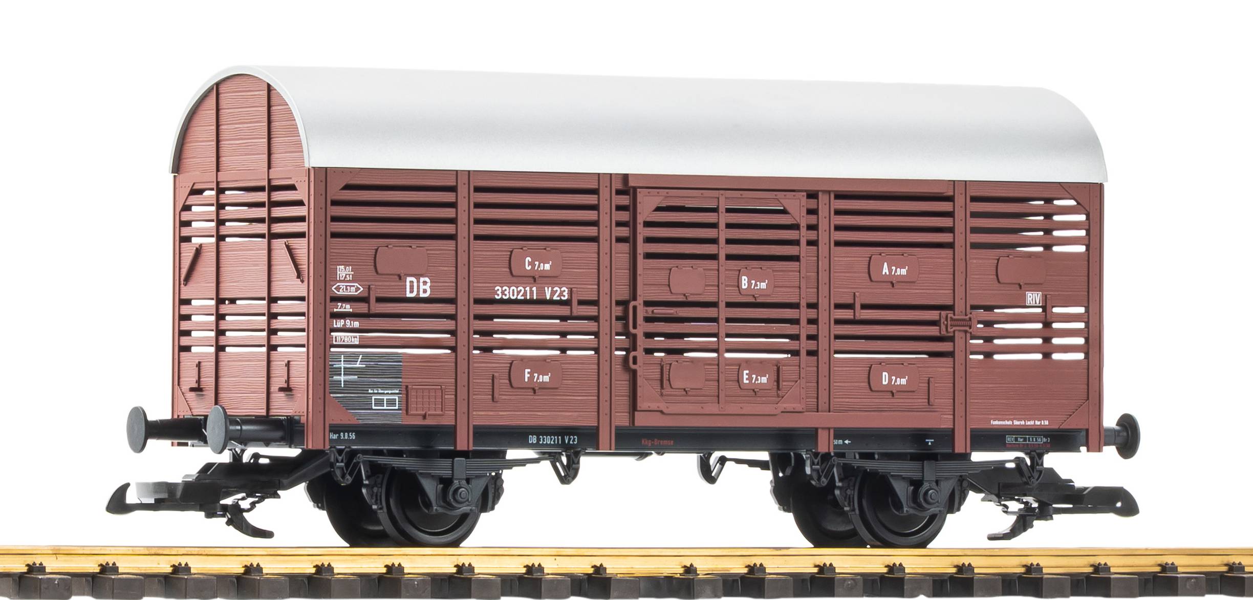 PIKO 37979 - G Viehtransportwagen DB III