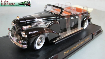 Limousine des Prsidenten fr die Gartenbahn im Mastab 1:24. 1939er Lincoln Convertible