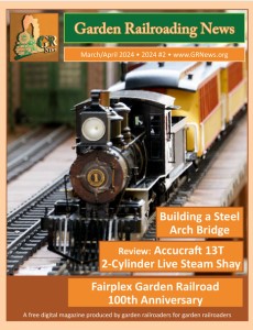 Garden Railroading News - Ausgabe 02 - Mrz / April 2024 - Eine Zeitreise mit Bildern ber 100 Jahre - Fairplex Gardenrailroad Jahrmarkt in New York. 