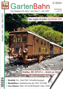 GartenBahn - Ausgabe 2/2024 - Mrz April 2024